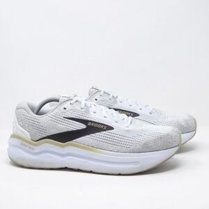 Brooks Men's White and Gray Athletic Shoes